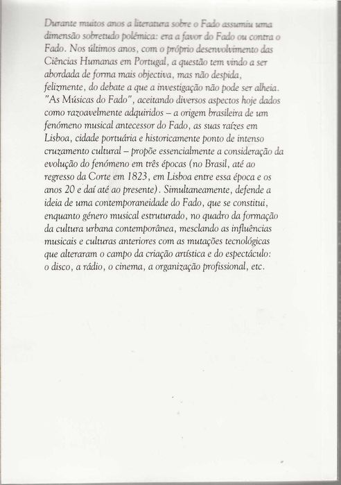 As Músicas Do Fado – Edição fac-símile de 1994