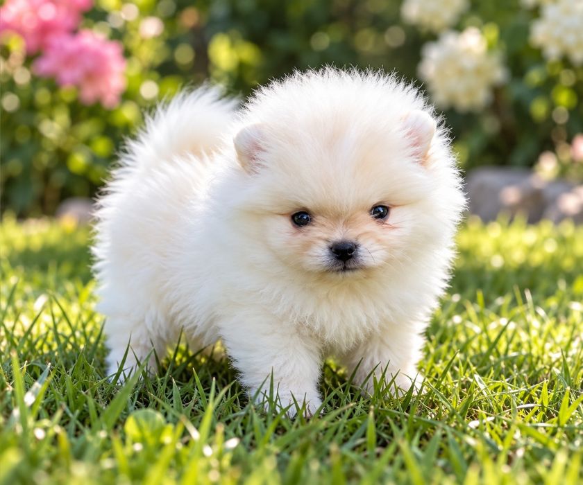 Pomeranian mini boo dziewczynka