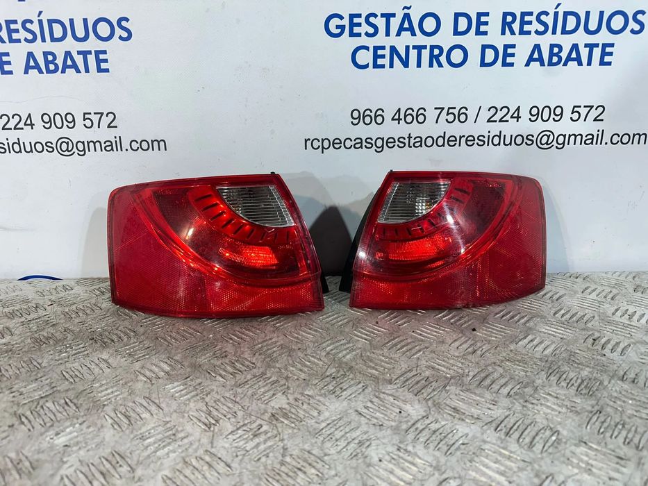 .Conjunto Farolins Tras Traseiro Direito Esquerdo Original Seat Exeo Avant Carrinha 3R 3R9945095A 3R9945096A 2009 - 2013