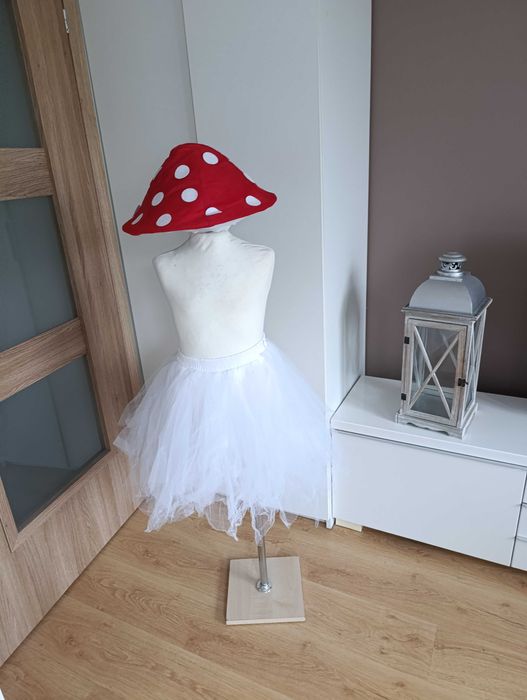 Strój karnawałowy MUCHOMOREK MUCHOMOR GRZYB 140/152 (349)