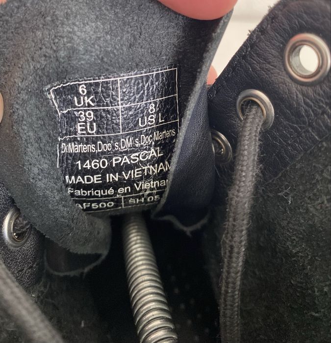 Ботинки кожаные Dr Martens Оригинал Размер 39 - 25 см