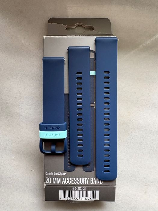 Garmin pasek 20mm quick release nowy oryginalny granatowy