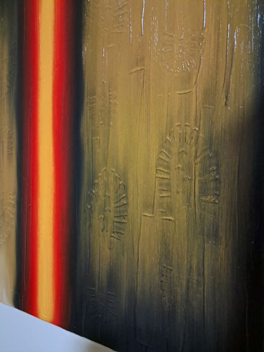 Tela abstrata a óleo