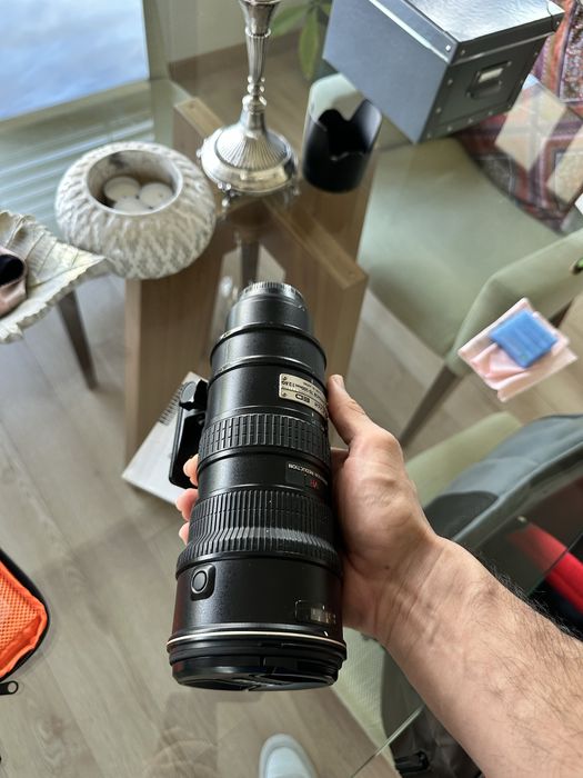 Nikon AF-S 70-200mm f2.8G VR Full Frame Teleobjetiva Profissional