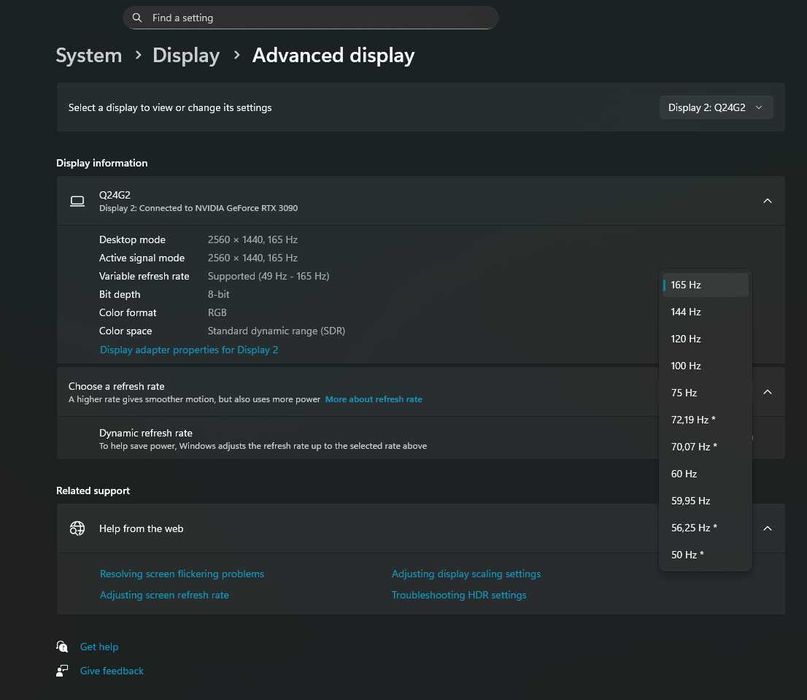 Монитор AOC Q24G2A