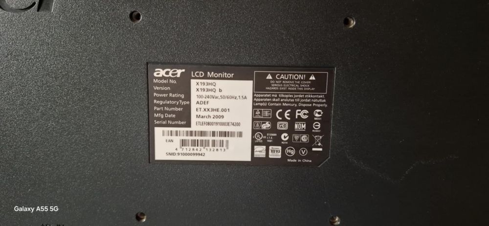 sprzedam monitor do komputera