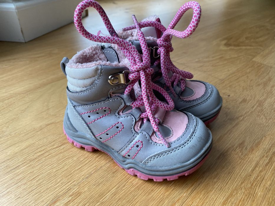 Buty trapery jesienne, zimowe dla dziewczynki rozm 22 CoolClub