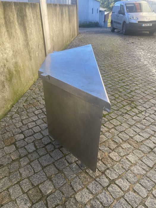 Bancada de inox - Canto ou ajuste central