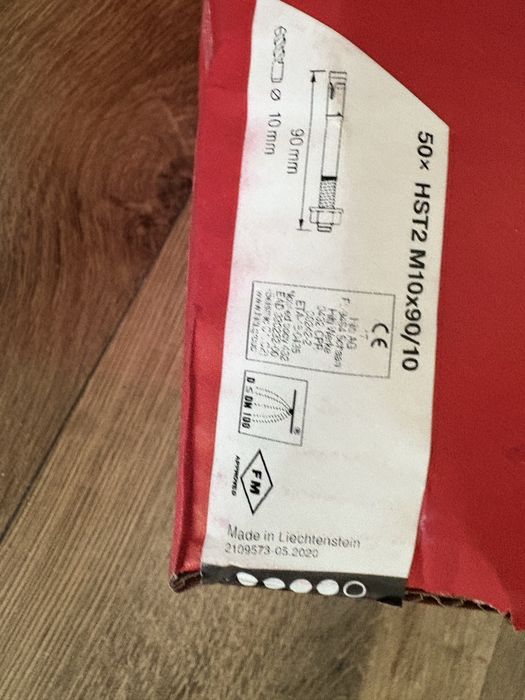 Hilti kotwa klinowa M10x90