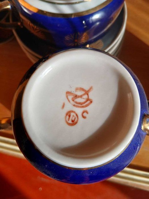 Продам чайний сервіз ДОВБИШ кобальт 1972 рік