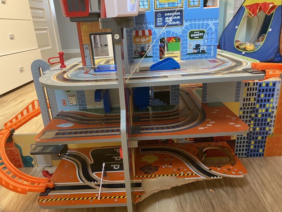 Playtive tor pociąg stacja duży zestaw
