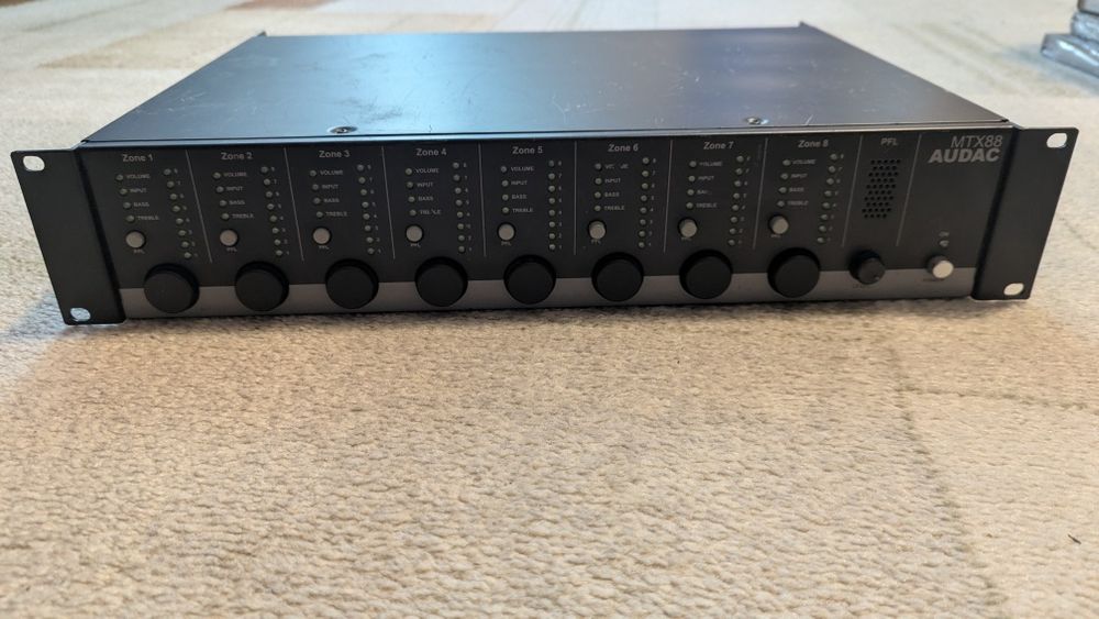 AUDAC MTX88 – 8-strefowa matryca audio