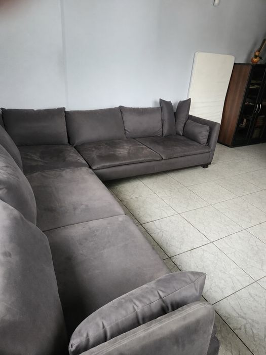 Kanapa narożnik ikea soderhamn szary jak nowy