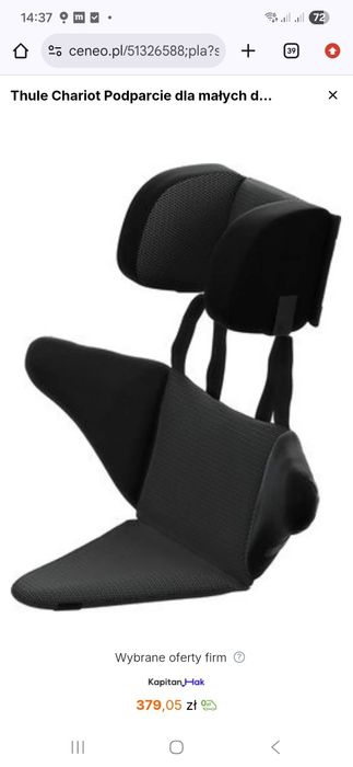THULE Przyczepka rowerowa COUGAR
Cougar 1 Red