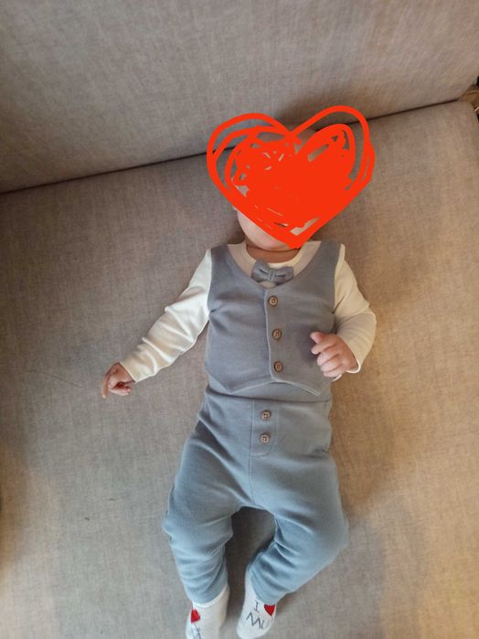 Strój na chrzest dla chłopca