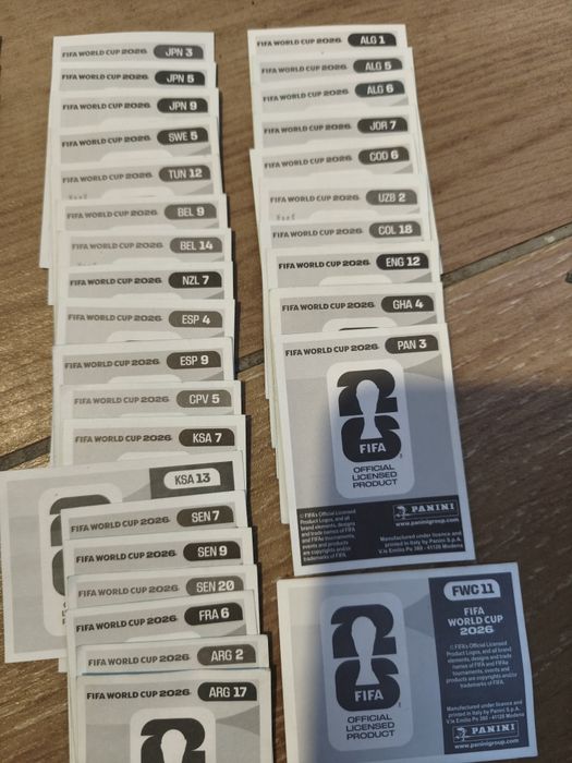 Cromos da copa 2026