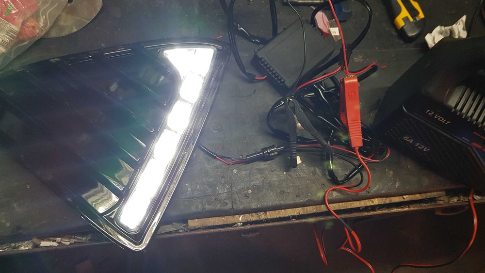 Światła dzienne led drl ford focus mk3