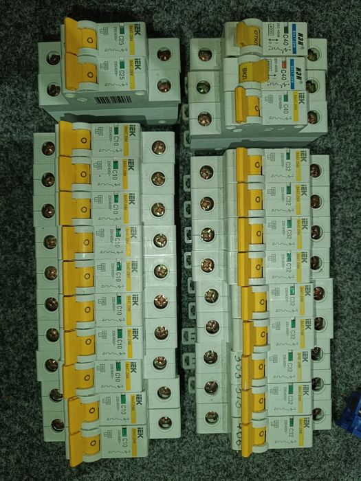 УЗО IEK ВД1-63 25А 30мА, ВА47-29М, ВА47-29 3P.