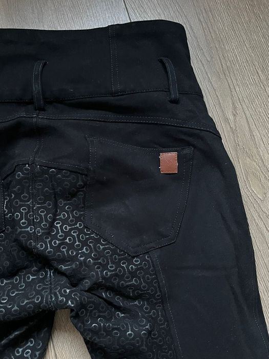 Czarne bryczesy HORZE rozmiar 38