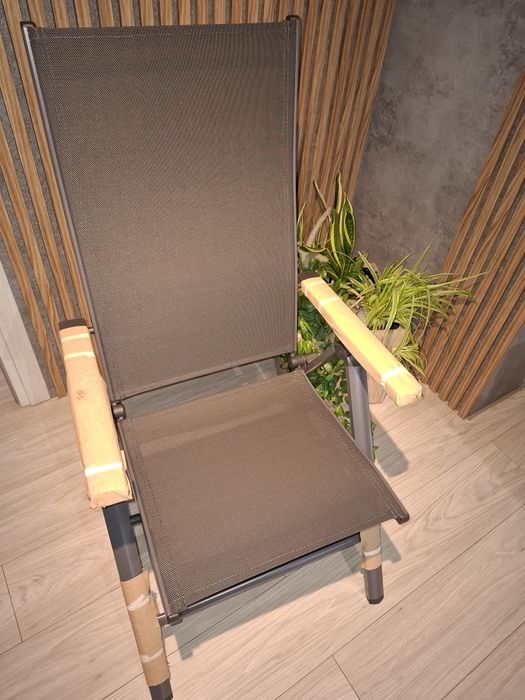 Krzesło ogrodowe fotel składany aluminiowy