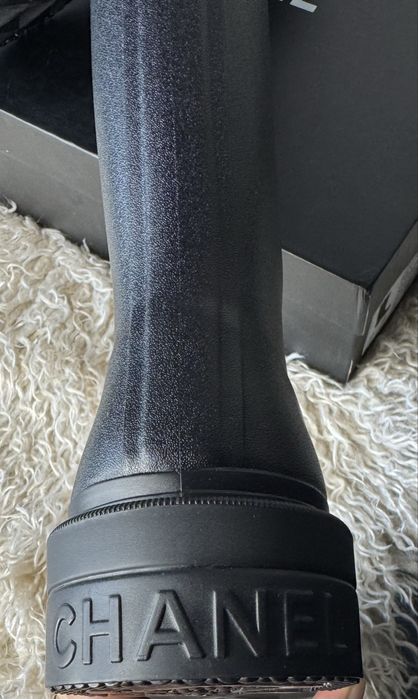 В наявності!!Супер ціна!!Гумові чоботи Chanel,Шанель сапоги!