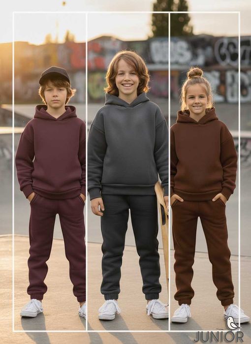 Утеплений спортивний костюм для хлопчика для дівчинки 134-158р.