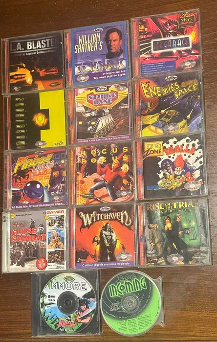 Coleção de Videojogos para PC antigos