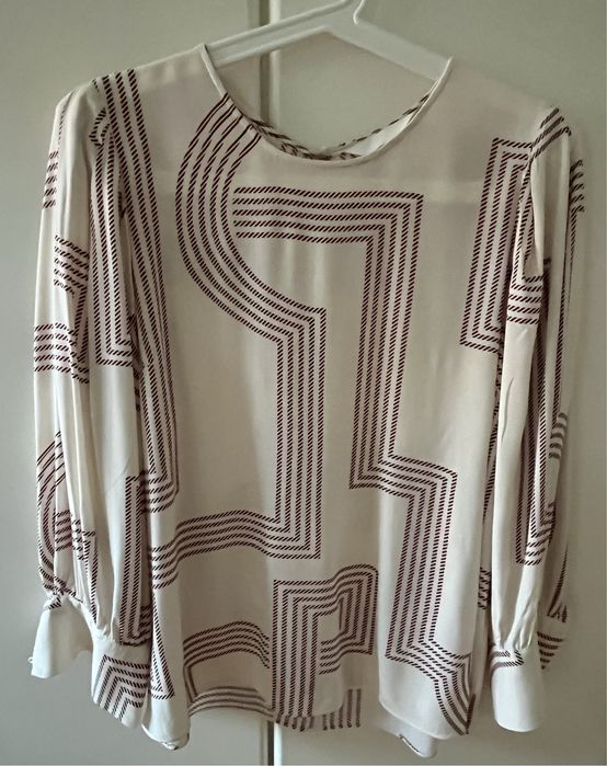 Blusa com padrão geométrico H&M