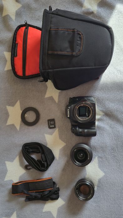 Sony a58 + revuenon 55mm + statyw