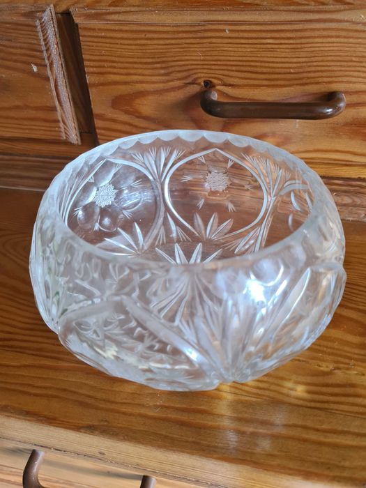 Kryształy z PRL - wazony, misy i inne