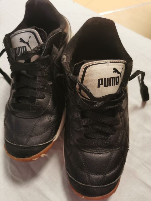 Buty piłkarskie Puma Esito Classic It Czarno-Białe 137, 5