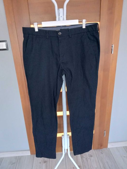 Reserved spodnie męskie r. 36 pas 100 chino granatowe