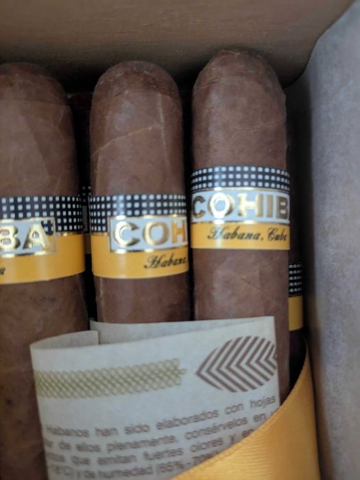 Caixa Charutos Cohiba Robustos (Cabinet SLB) - Habana, Cuba