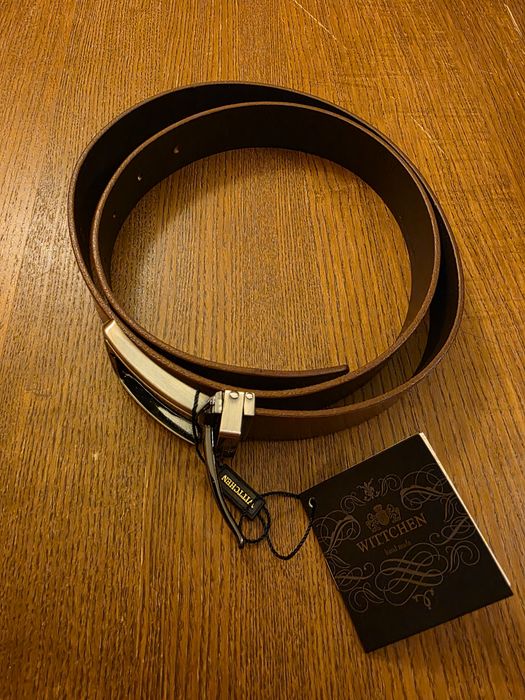 Pasek męski Wittchen skóra naturalna 4/110 cm brązowy