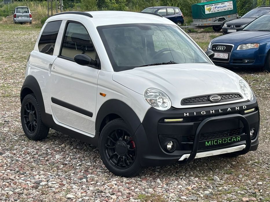 Microcar M.GO Cichy silnk DCI Biała Perła Kamera Sw.Led Kt L6e od 14 lat sprowadzony