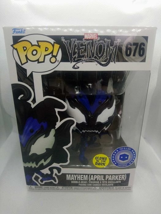 Funko Pop Marvel Venom Mayhem 676 GITD PIAB Exclusive