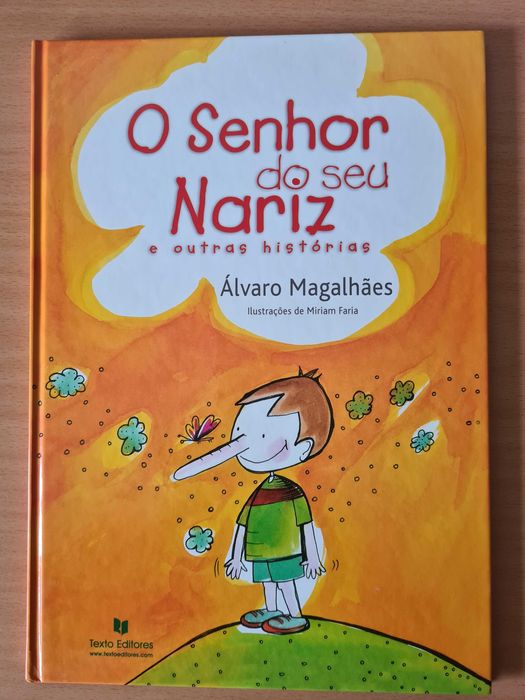 Livro infantil "O Senhor do seu Nariz" de Álvaro Magalhães