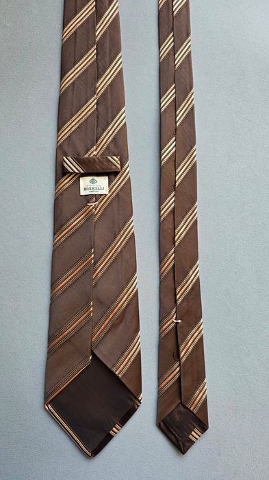 Krawat jedwabny LUIGI BORRELLI