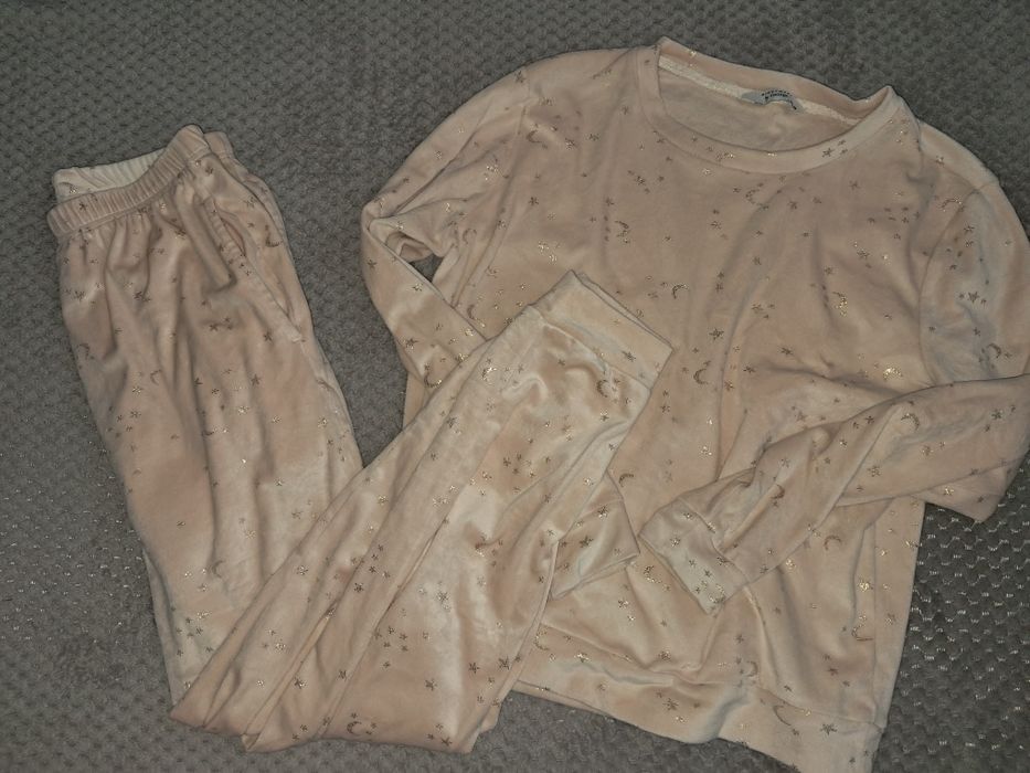 Beżowa ciepła piżama dla dziewczynki George