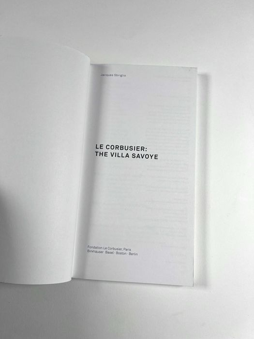Le Corbusier The Villa Savoye 2008 Livro Arquitetura