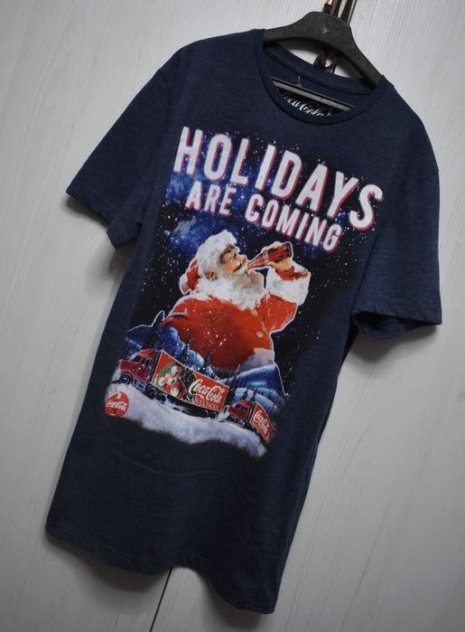 T-shirt świąteczny święta S koszuilka mikołajki xmas Coca-Cola