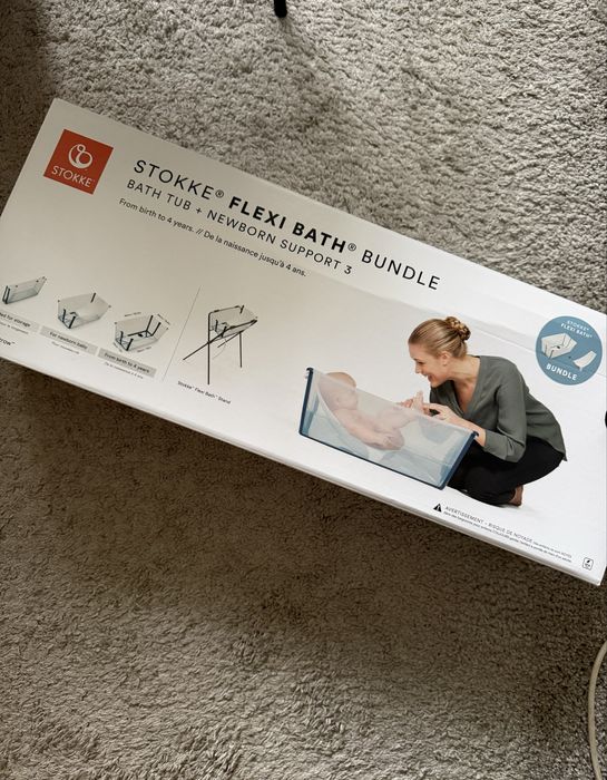 Набір Stokke Flexi Bath: ванночка складна та адаптер