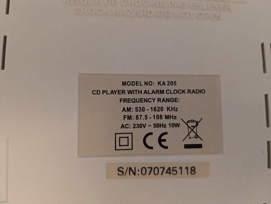 Radio kuchenne firmy Karcher  KA 205