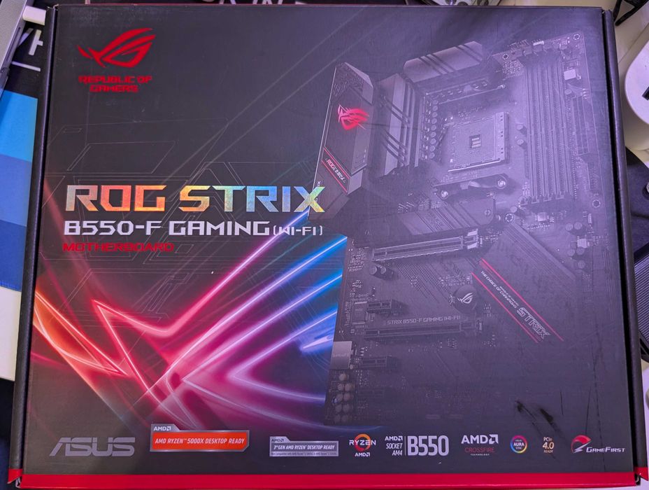 ASUS ROG STRIX B550-F GAMING AM4 — Wi-Fi / без Wi-Fi