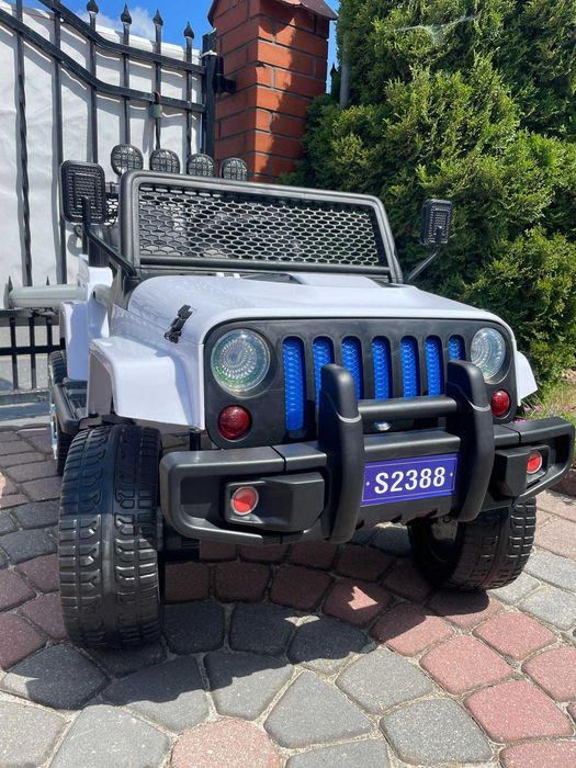 Nowe Auto na akumulator DUŻY JEEP DLA DZIECI 4×4 Samochód elektryczny