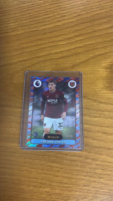 Topps Merlin premier league 2026 Freddie Potts /95