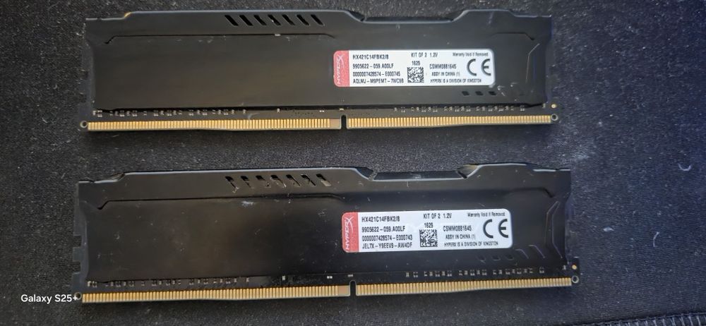 Ddr 4 2x4gb ram HYPER X 2133 MHz
