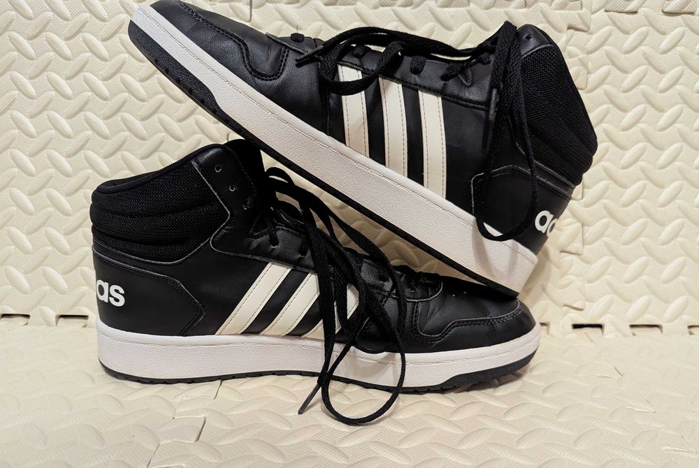 Мужские  кроссовки, хайтопы Adidas Hoops 2.0. Mid, р.46(29,5)