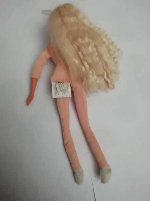 Barbie em pano (nylon e poliester), dos anos 80