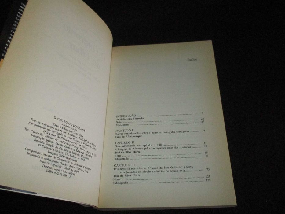 Livro O Confronto do Olhar Luís de Albuquerque